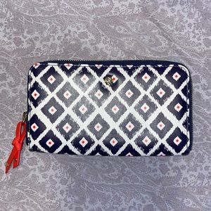 3/$27 Red Blue Orange Miscellaneous Double Sided Card holder Wallet.